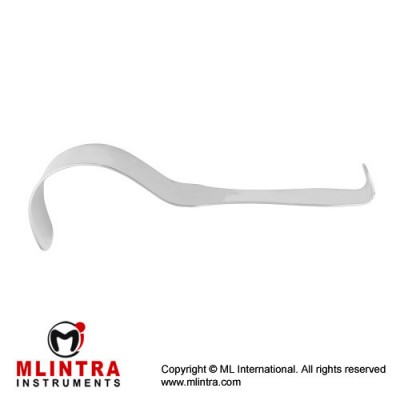 Deaver Retractor Fig. 7 Stainless Steel, 30 cm - 11 3/4" Blade Width 38 mm